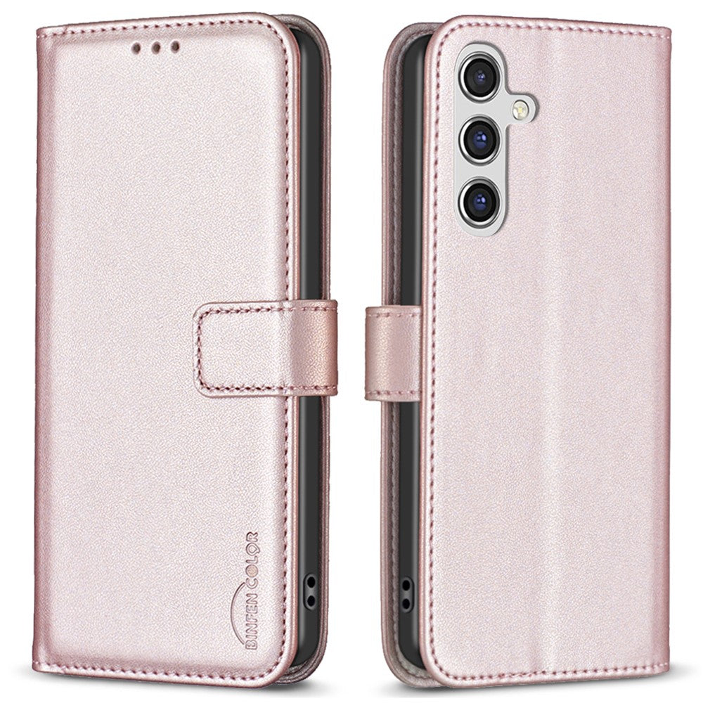 BINFEN COLOR BF17 For Samsung Galaxy A05s 4G Case Wallet PU Leather Stand Phone Cover