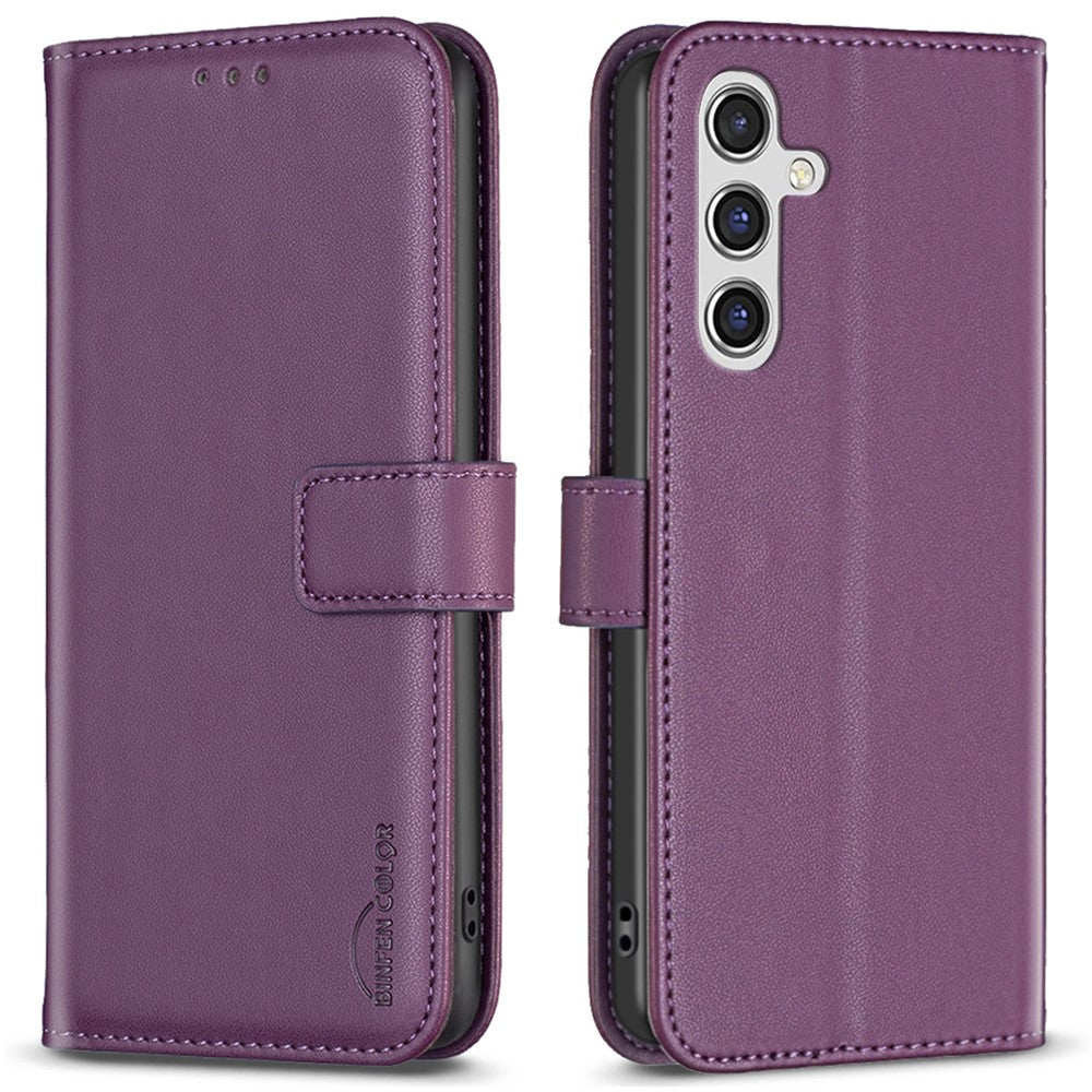 BINFEN COLOR BF17 For Samsung Galaxy A05s 4G Case Wallet PU Leather Stand Phone Cover