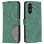 BINFEN COLOR til Samsung Galaxy A05s 4G Telefonetuier Pung Stand Geometri Præg Lædercover