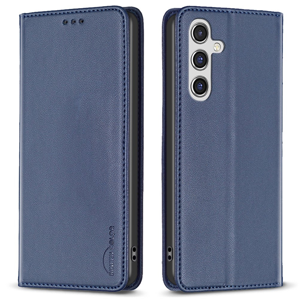BINFEN COLOR BF18 For Samsung Galaxy A05s 4G Case Card Holder Phone Pouch PU Leather Stand Cover