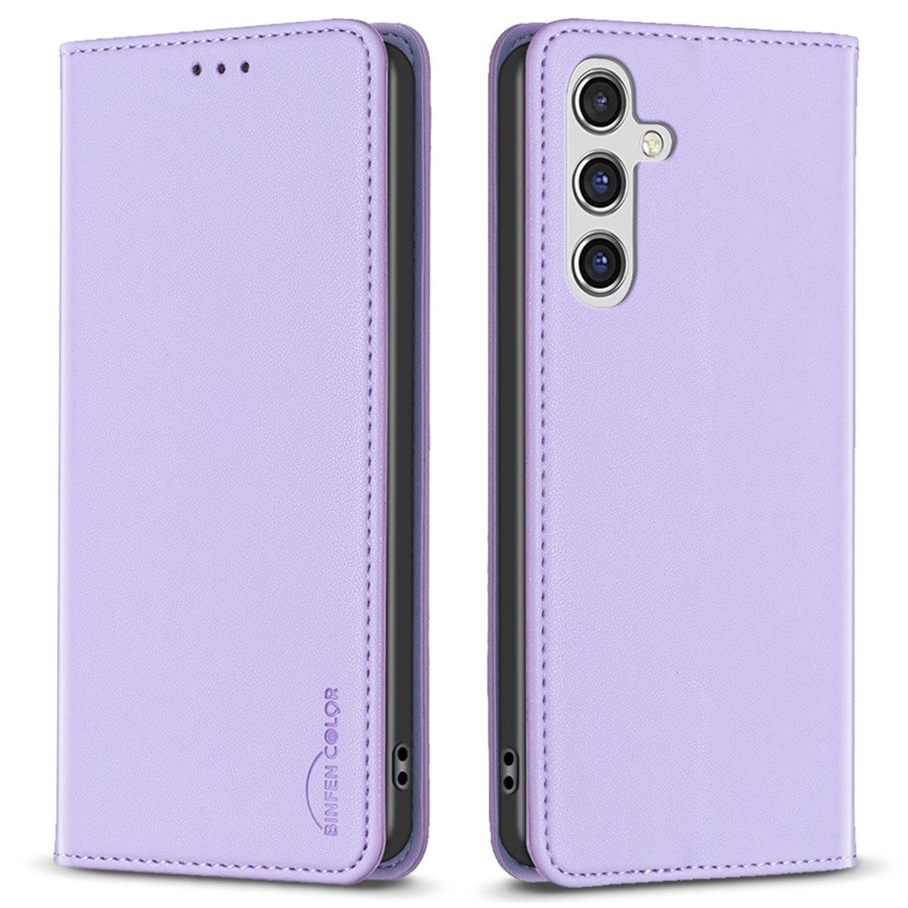 BINFEN COLOR BF18 For Samsung Galaxy A05s 4G Case Card Holder Phone Pouch PU Leather Stand Cover