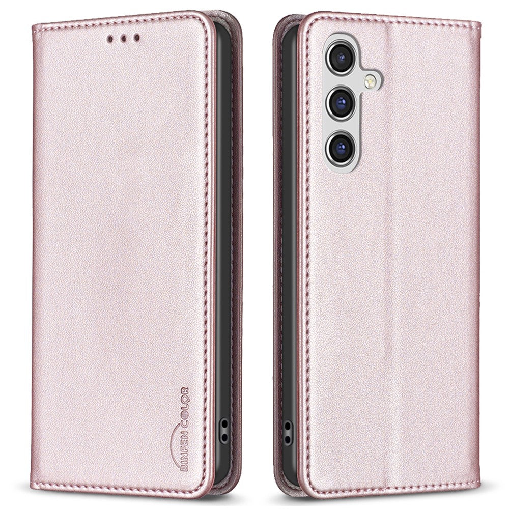 BINFEN COLOR BF18 For Samsung Galaxy A05s 4G Case Card Holder Phone Pouch PU Leather Stand Cover
