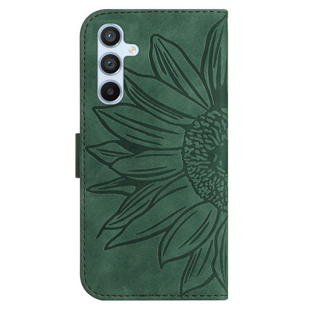 HT04 For Samsung Galaxy A05s 4G Cover Imprinted Wallet Stand Leather Phone Case with Hand Strap