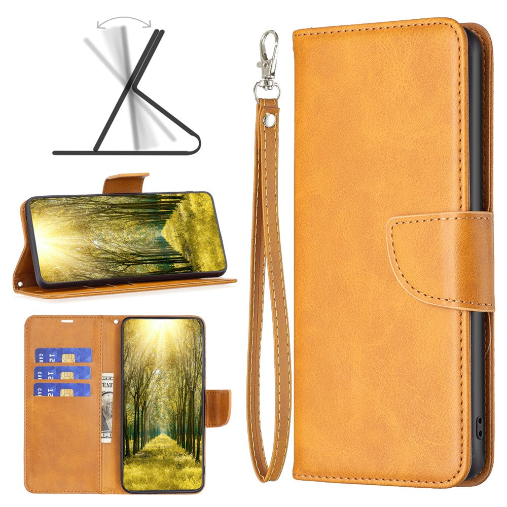 Til Samsung Galaxy A05 4G etui i PU-læder med pung- og standfunktion