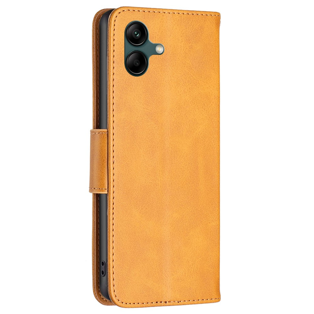 Til Samsung Galaxy A05 4G etui i PU-læder med pung- og standfunktion