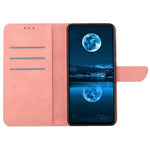 HT05 For Samsung Galaxy A05 4G Case PU Leather Imprinted Line Phone Stand Cover
