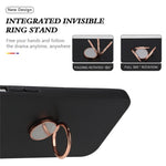 Til Samsung Galaxy A05 4G Beskyttelsescover Mat TPU Kickstand Telefoncover