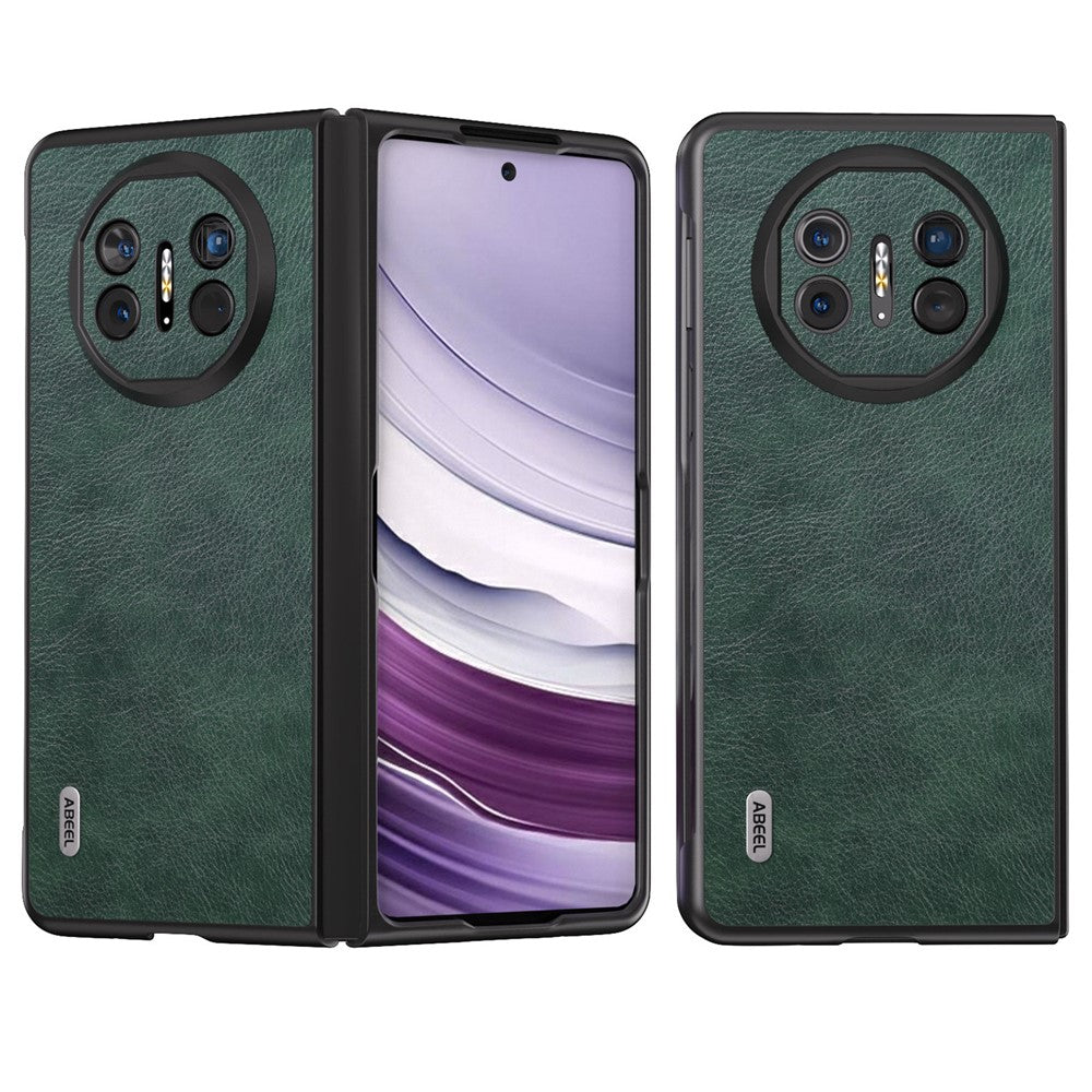 ABEEL For Huawei Mate X5 Case Litchi Texture PU Leather+PC Phone Cover