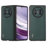 ABEEL For Huawei Mate X5 Case Smooth-touch Genuine Cow Leather+PC Protective Cover