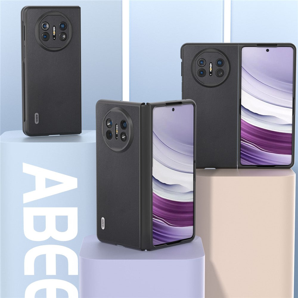 ABEEL For Huawei Mate X5 Case Smooth PU Leather + Hard PC Anti-Scratch Cover