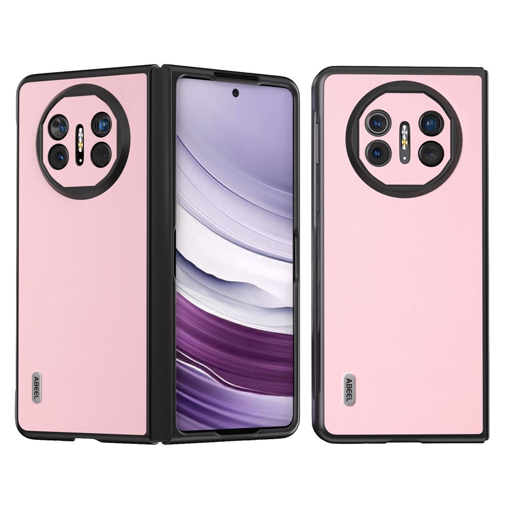 ABEEL For Huawei Mate X5 Case Smooth PU Leather + Hard PC Anti-Scratch Cover