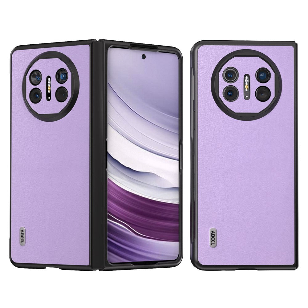 ABEEL For Huawei Mate X5 Case Smooth PU Leather + Hard PC Anti-Scratch Cover