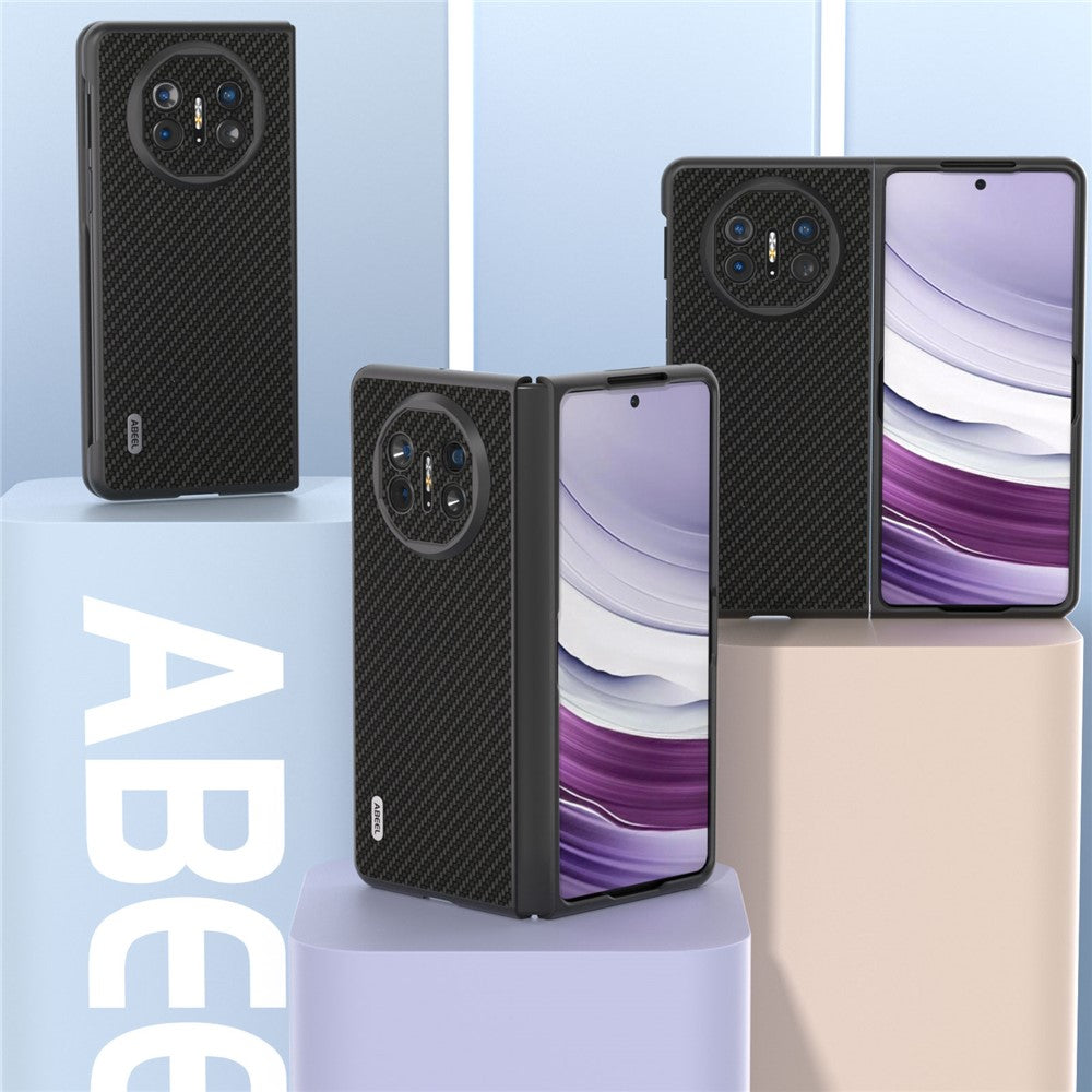 ABEEL For Huawei Mate X5 Cell Phone Case Carbon Fiber Texture Back Cover