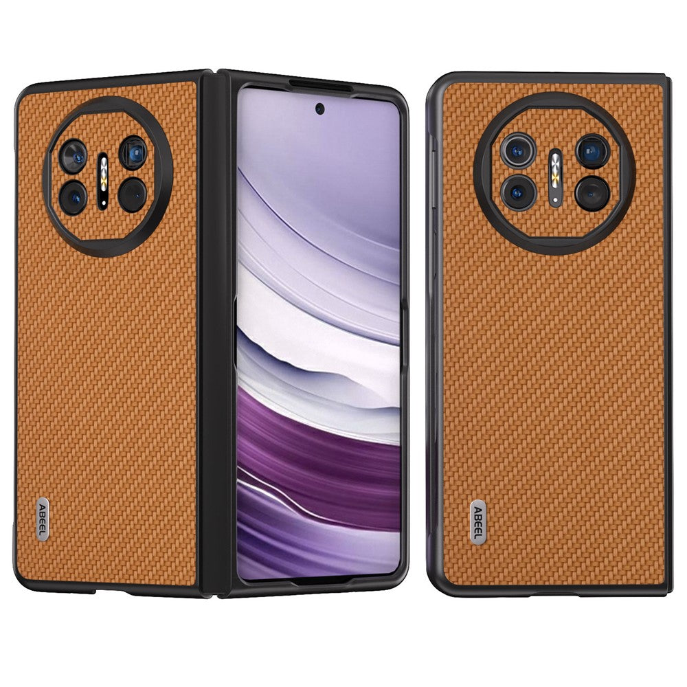 ABEEL For Huawei Mate X5 Cell Phone Case Carbon Fiber Texture Back Cover
