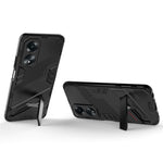 For Oppo A58 4G Cover PC+TPU Shockproof Kickstand Phone Case