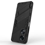For Oppo A58 4G Cover PC+TPU Shockproof Kickstand Phone Case