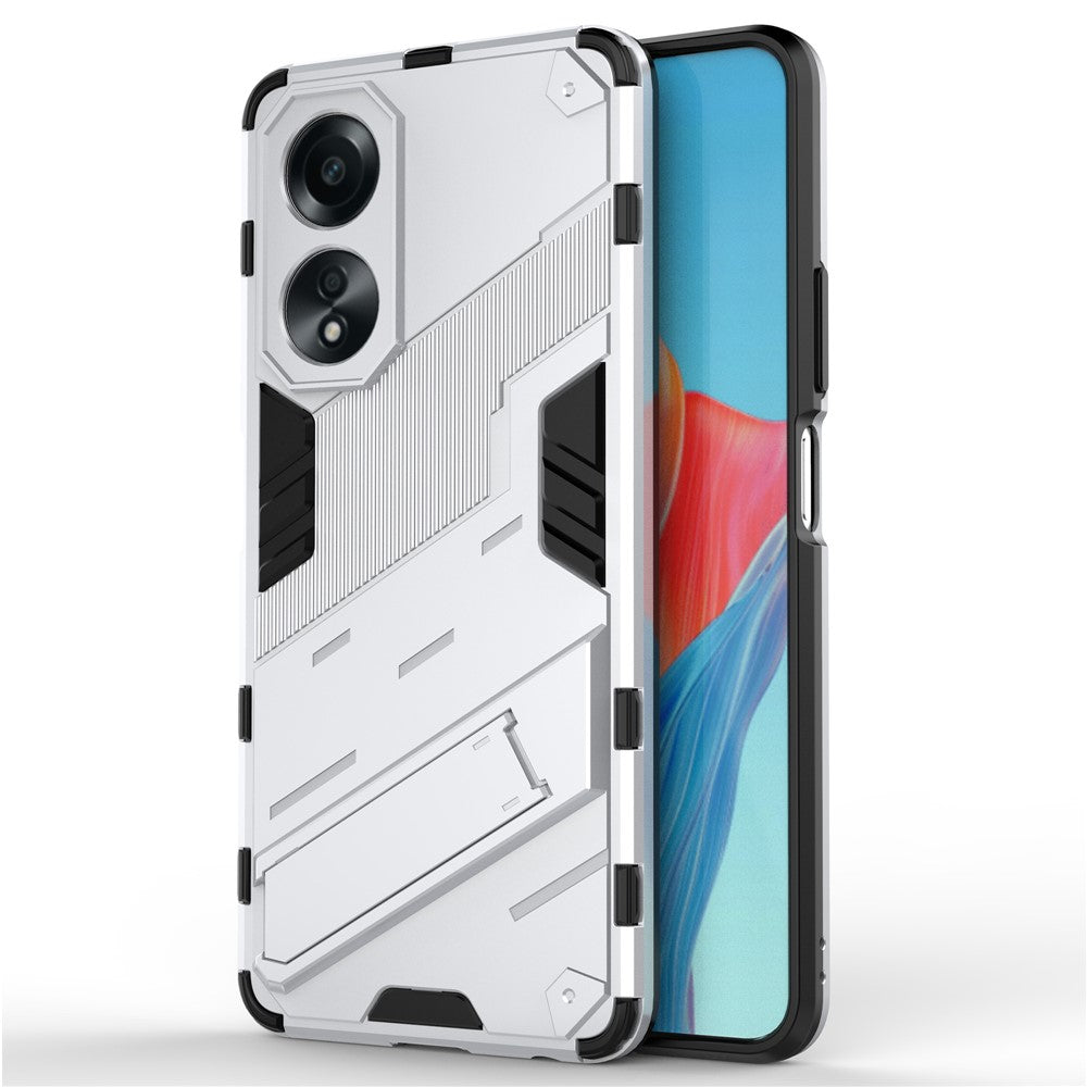 For Oppo A58 4G Cover PC+TPU Shockproof Kickstand Phone Case