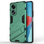 For Oppo A58 4G Cover PC+TPU Shockproof Kickstand Phone Case
