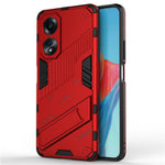 For Oppo A58 4G Cover PC+TPU Shockproof Kickstand Phone Case