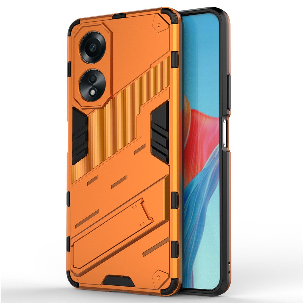 For Oppo A58 4G Cover PC+TPU Shockproof Kickstand Phone Case
