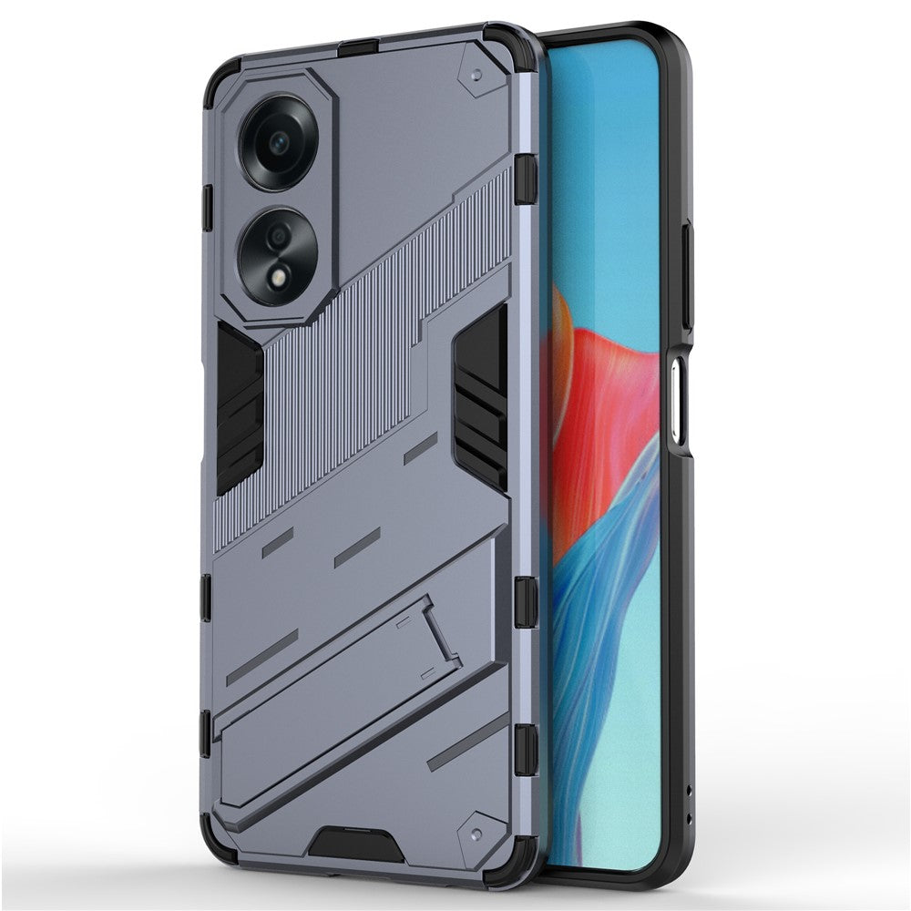 For Oppo A58 4G Cover PC+TPU Shockproof Kickstand Phone Case