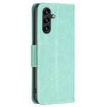 Til Samsung Galaxy A15 4G etui med sommerfuglepræg, pungomslag i PU-læder