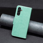 Til Samsung Galaxy A15 4G etui med sommerfuglepræg, pungomslag i PU-læder