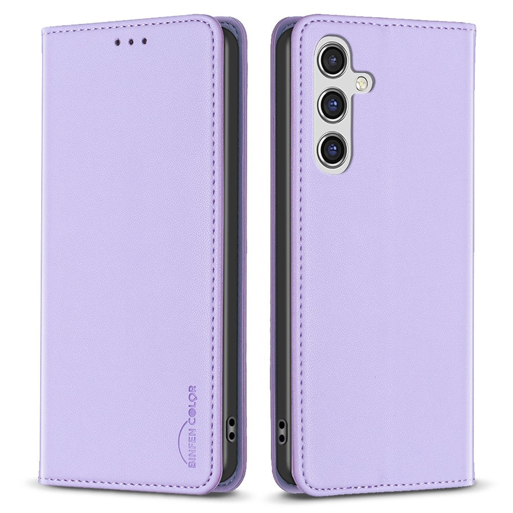 BINFEN COLOR BF18 til Samsung Galaxy A15 4G etui kortholder PU læder standcover