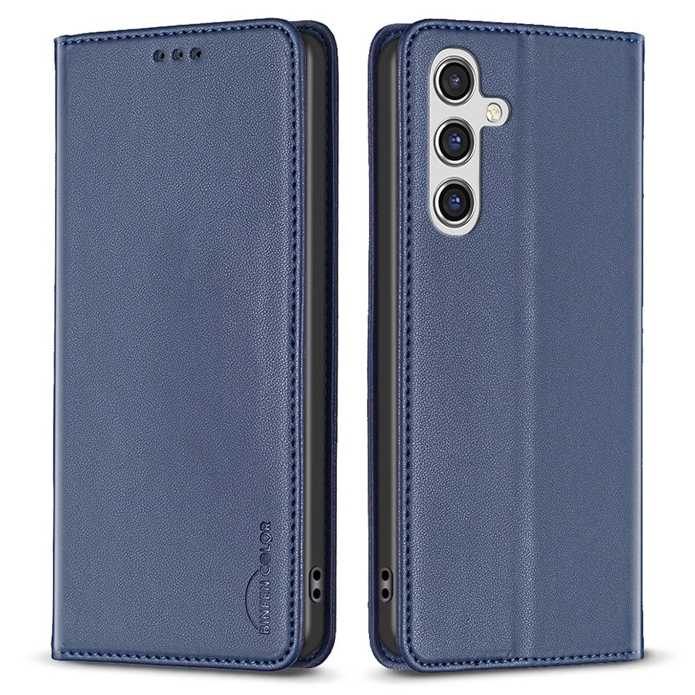 BINFEN COLOR BF18 til Samsung Galaxy A15 4G etui kortholder PU læder standcover