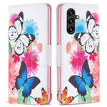 Til Samsung Galaxy A15 4G etui med mønstertryk PU-læderpung telefoncover