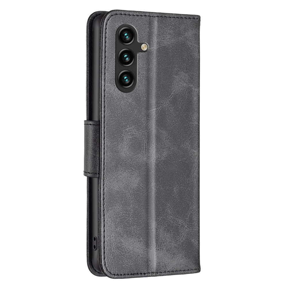 Til Samsung Galaxy A15 4G etui Standpung Tekstureret PU-læder mobiltelefoncover