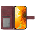 HT04 For Xiaomi 13T / 13T Pro Cover Leather Wallet Imprinted Phone Case with Shoulder Strap