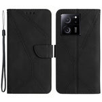 HT05 For Xiaomi 13T / 13T Pro Case Imprinted PU Leather Wallet Phone Stand Cover