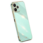 XINLI För Xiaomi Redmi Note 12R 5G Skal Elektropläterad Guldkant TPU mobil Baksida