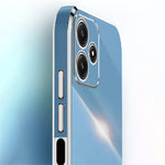 XINLI För Xiaomi Redmi Note 12R 5G Skal Elektropläterad Guldkant TPU mobil Baksida