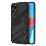 Oppo A78 4G-skal PC+TPU Stativ Fallsäkert mobilskal