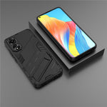 Oppo A78 4G-skal PC+TPU Stativ Fallsäkert mobilskal