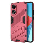 Oppo A78 4G-skal PC+TPU Stativ Fallsäkert mobilskal
