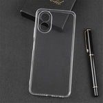 For Oppo A18 / A38 4G Case HD Clear Cell Phone Shell TPU Cover (Precise Rear Lens Cutout)