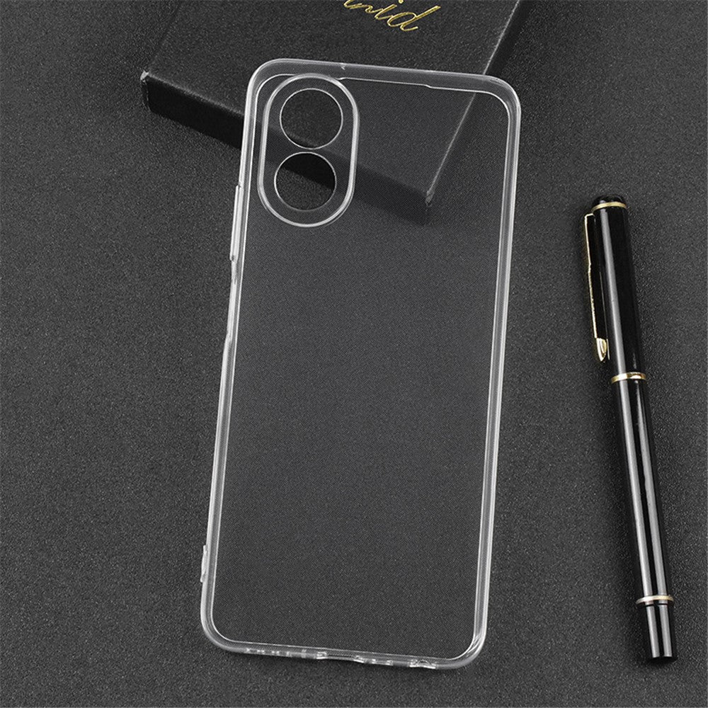 For Oppo A18 / A38 4G Case HD Clear Cell Phone Shell TPU Cover (Precise Rear Lens Cutout)