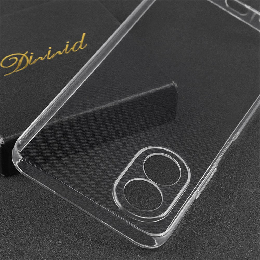 For Oppo A18 / A38 4G Case HD Clear Cell Phone Shell TPU Cover (Precise Rear Lens Cutout)