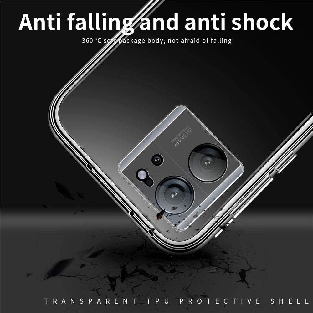 MOFI For Xiaomi 13T / 13T Pro / Redmi K60 Ultra Case HD Clear Phone Cover Soft TPU Mobile Phone Shell