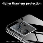 MOFI För Xiaomi 13T / 13T Pro / Redmi K60 Ultra Skal HD Genomskinligt mobilskydd Mjukt TPU Mobilmobilskal
