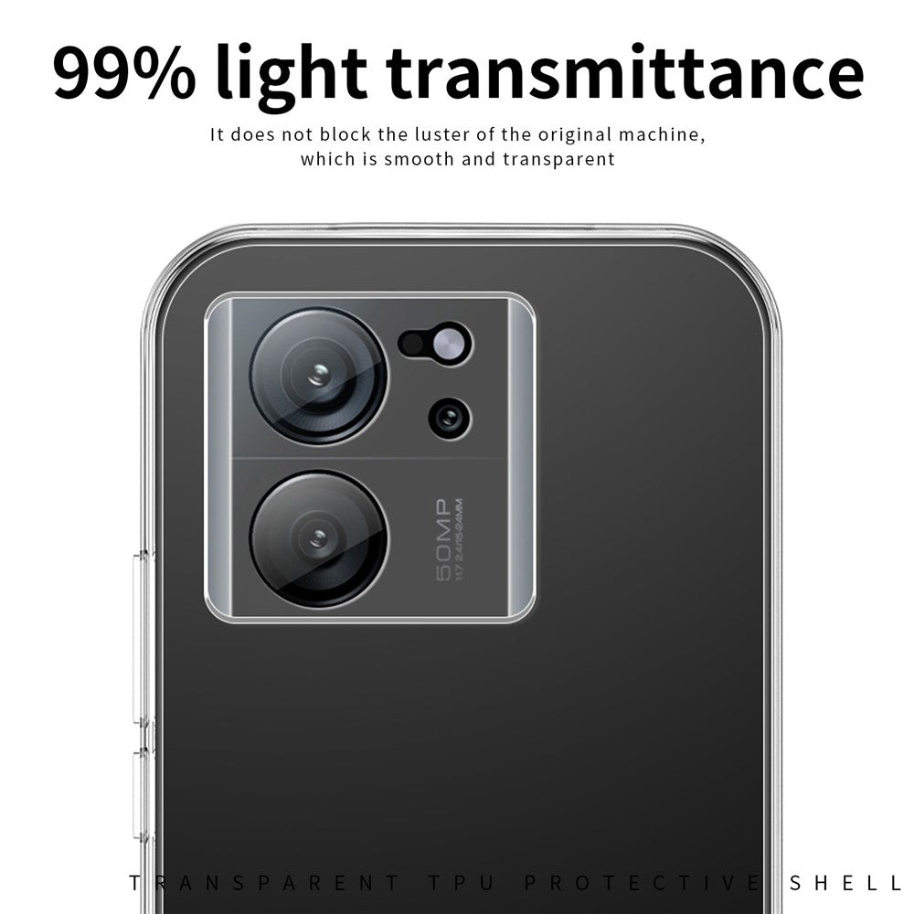 MOFI For Xiaomi 13T / 13T Pro / Redmi K60 Ultra Case HD Clear Phone Cover Soft TPU Mobile Phone Shell