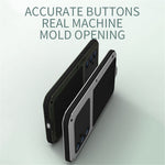 LOVE MEI-beskyttelsescover til Samsung Galaxy S23 FE, metal- og silikonecover med hærdet glasfilm