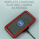 LOVE MEI-beskyttelsescover til Samsung Galaxy S23 FE, metal- og silikonecover med hærdet glasfilm