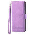 DIERFENG DF-03 For Samsung Galaxy A05 4G Case PU Leather Stand Phone Wallet Shell
