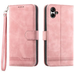 DIERFENG DF-03 For Samsung Galaxy A05 4G Case PU Leather Stand Phone Wallet Shell