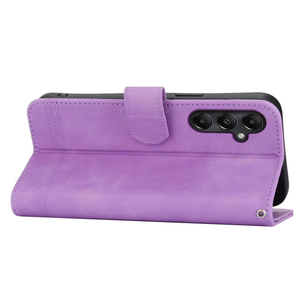 DIERFENG DF-03 For Samsung Galaxy A05s 4G Case Slim-Fit PU Leather Stand Cover Phone Shell Wallet