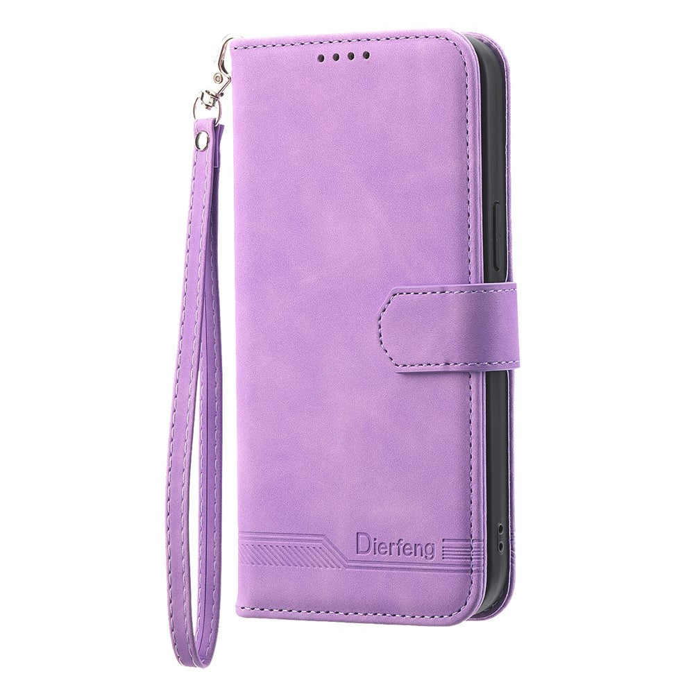 DIERFENG DF-03 For Samsung Galaxy A05s 4G Case Slim-Fit PU Leather Stand Cover Phone Shell Wallet